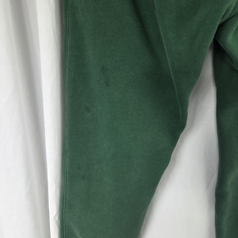 Nike Pants Mens Small Green Fleece Joggers Sweatpants Cuffed Swoosh Logo Casual - Picture 8 of 14